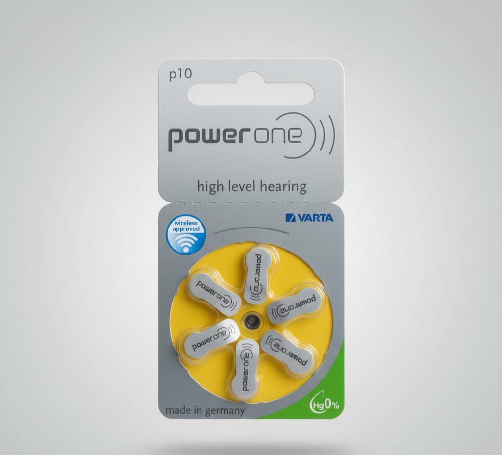 Power one p10 High Level Hearing Aid Batteries