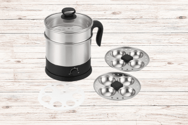 Electric Idli Maker – Stainless Steel with 4 Plates