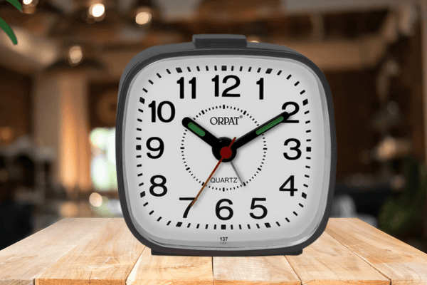 ORPAT Buzzer Alarm Clock – Black (TBB-127)