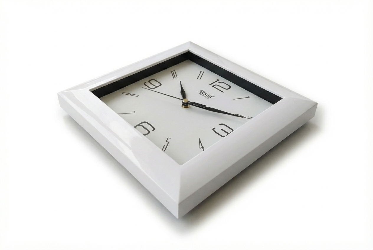 Ajanta Square Analog Wall Clock Minimal Design 2