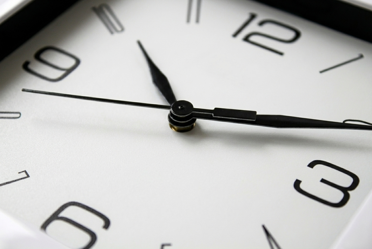 Ajanta Square Analog Wall Clock Minimal Design 3