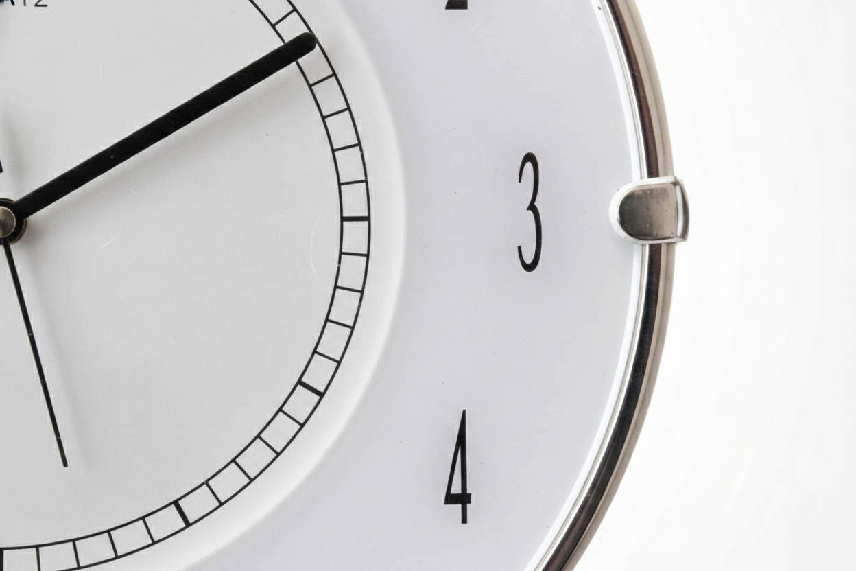 Ajanta 331 10 Inch Round Analog Wall Clock Silver Finish 2