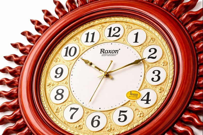 Roxon 22 Inch Sun Shape Decorative Wall Clock – Model 111 2