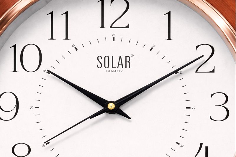 Solar 16 Inch Copper Brown Decorative Wall Clock – Model SQ-64 2