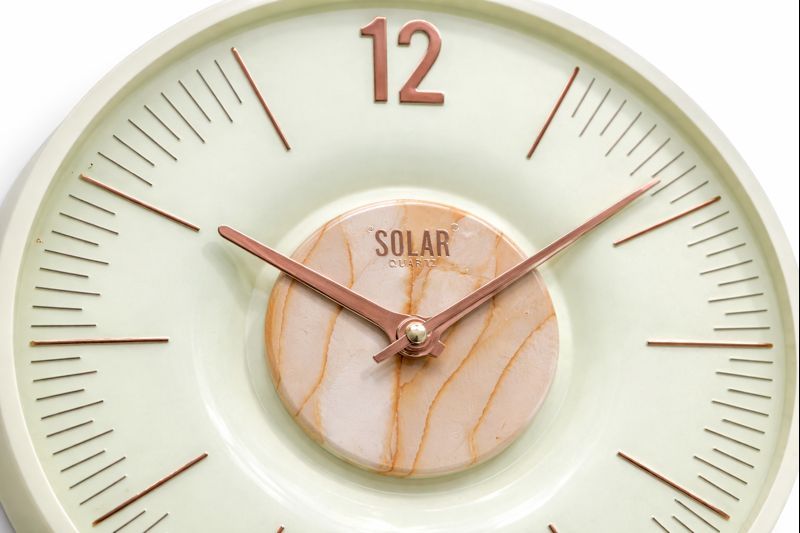 Solar SQ-56 13 Inch White Premium Silent Sweep Wall Clock 2