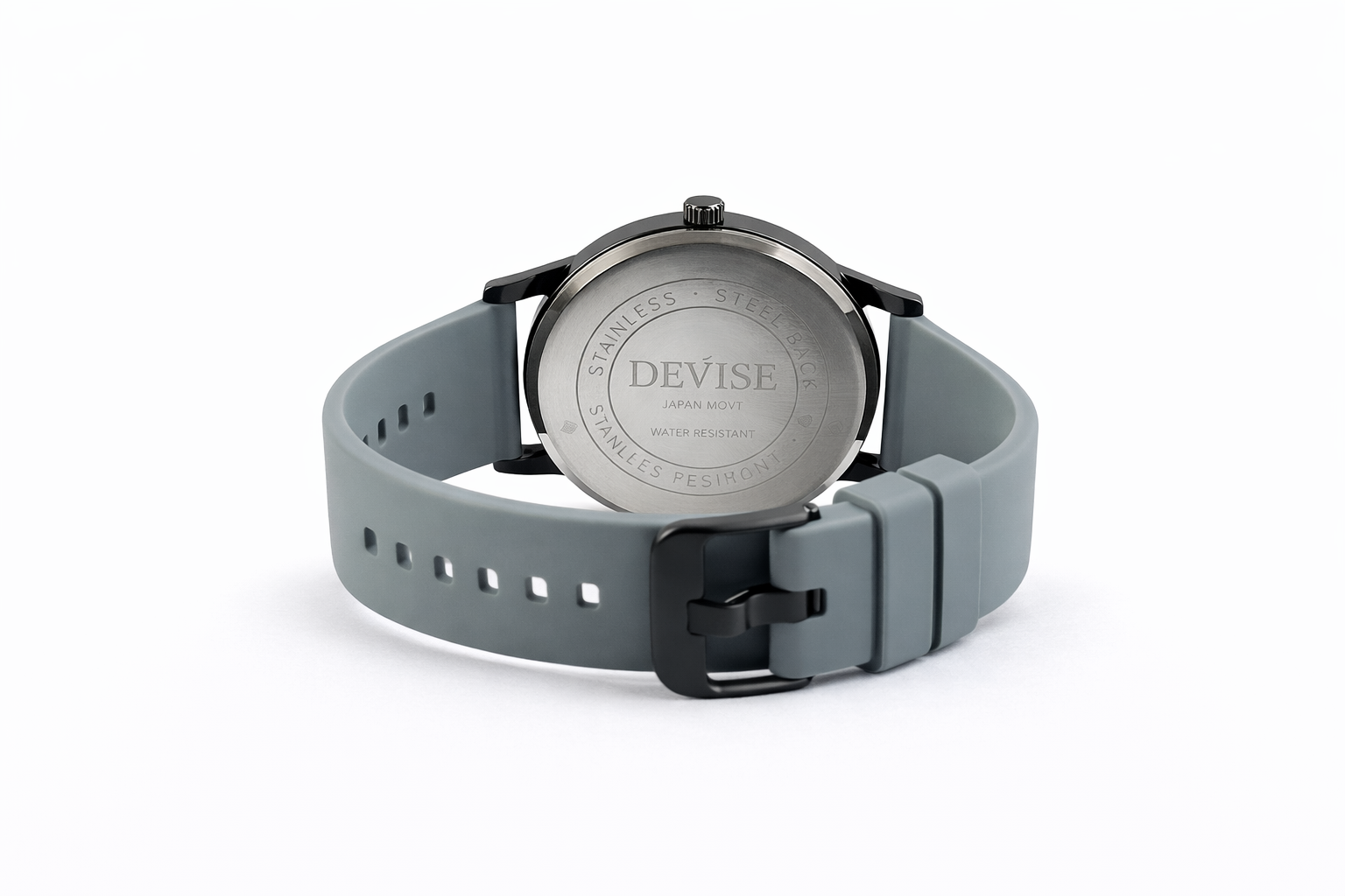 Devise Silver Dial Multi-Dial Grey Strap Wrist Watch – 42mm 3