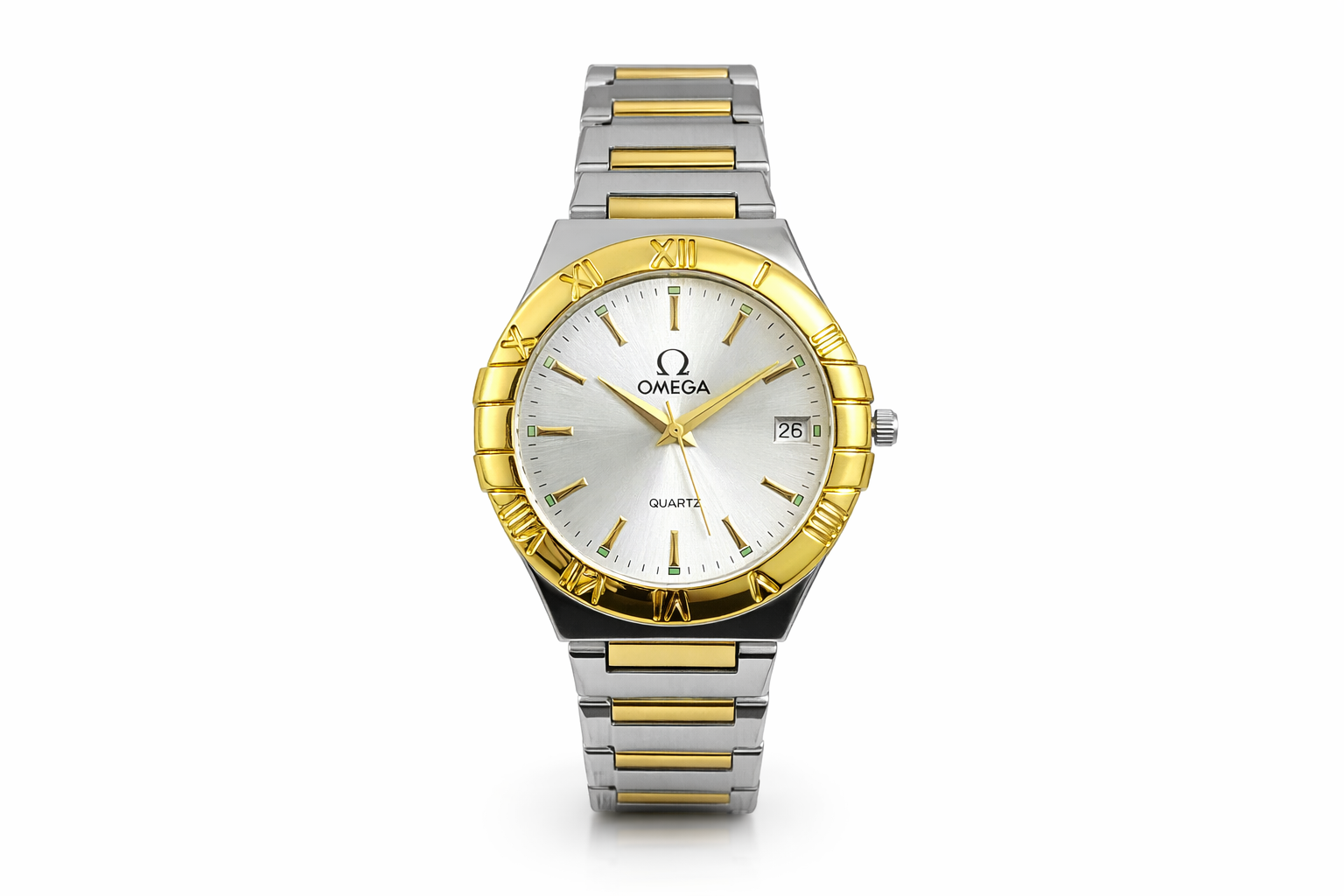 Two-Tone Gold & Silver Couple Watch Set – Premium Matching Couples Watches 3