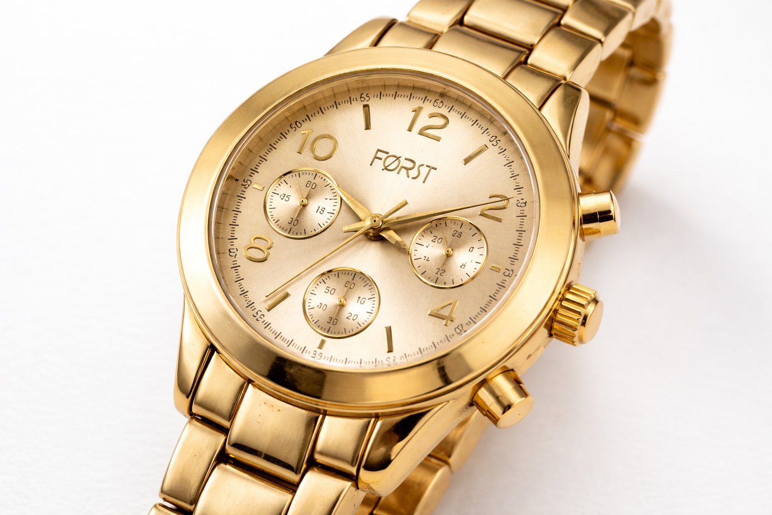 Rose Gold Chronograph Ladies Watch – Premium Stylish Women’s Wrist Watch with 1-Year Warranty 2