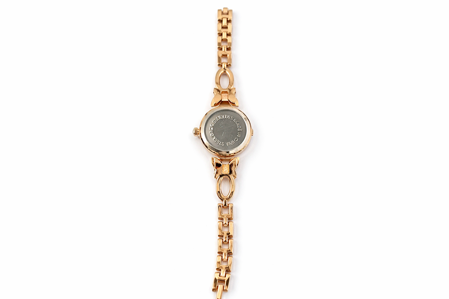 Rose Gold Bracelet Ladies Watch – Stone Studded Elegant Women’s Wrist Watch 3
