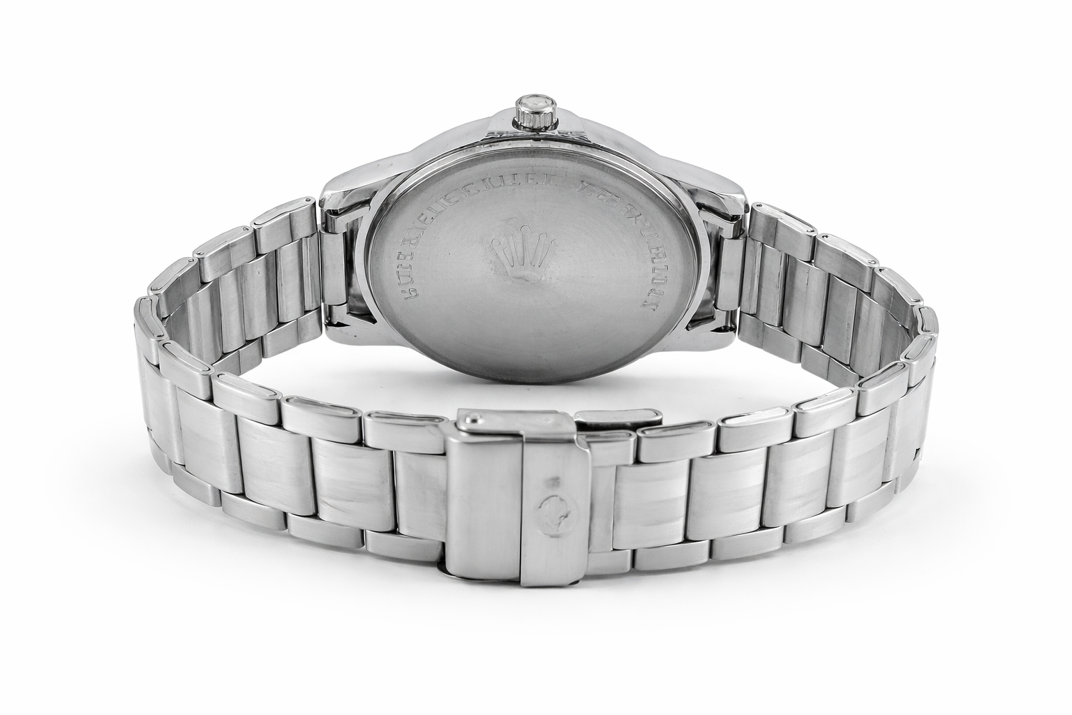 Silver Dial Stainless Steel Chain Men’s Analog Watch 3