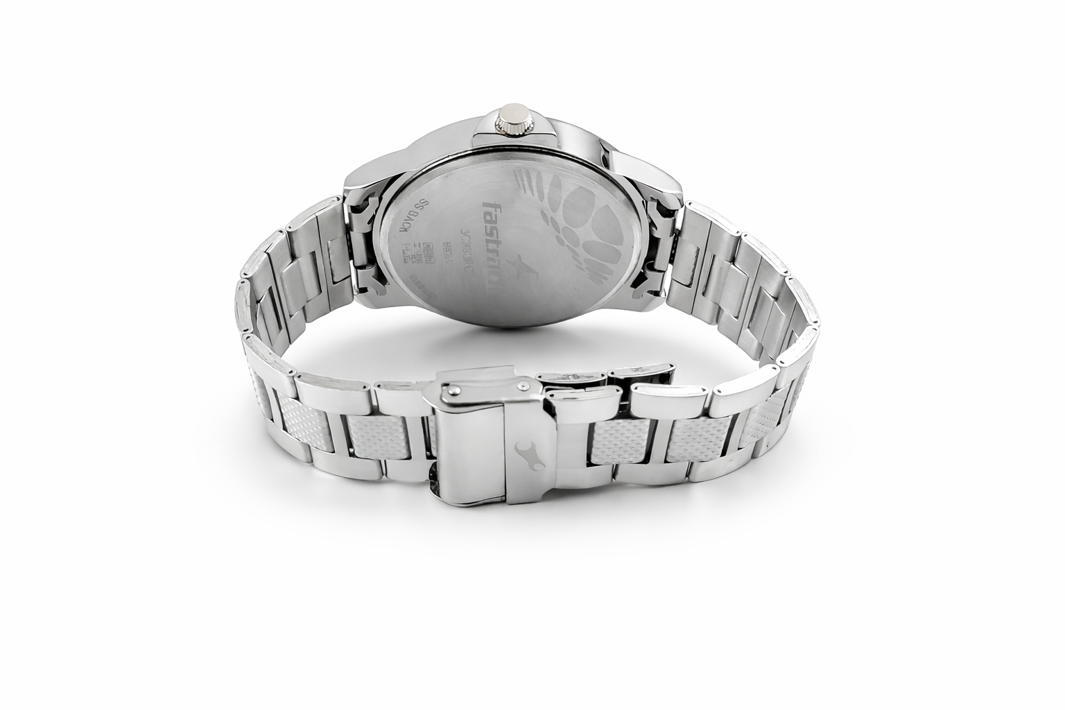 Silver Dial Stainless Steel Strap Mens Analog Watch 3
