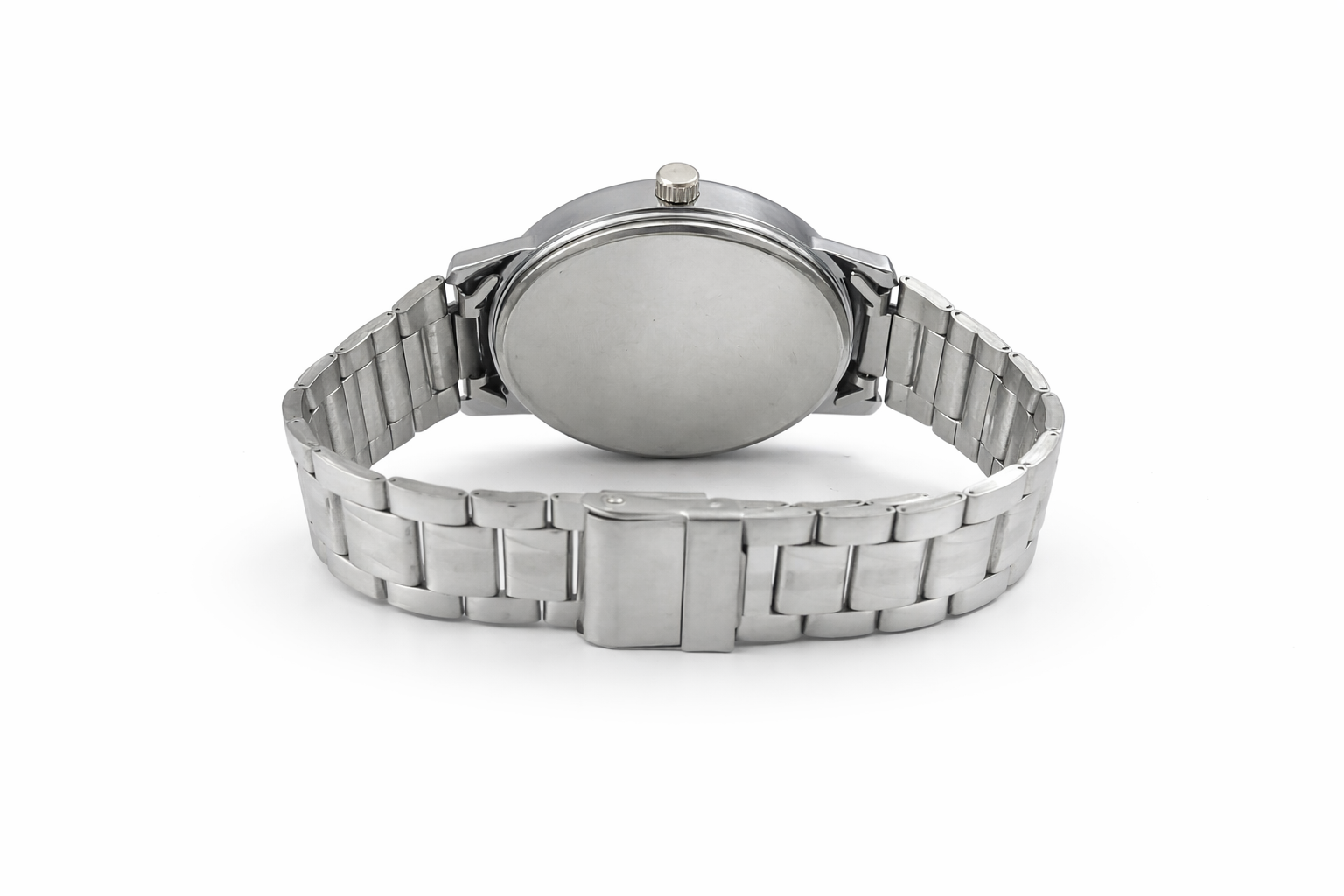Blue Dial Stainless Steel Chain Mens Analog Watch 3