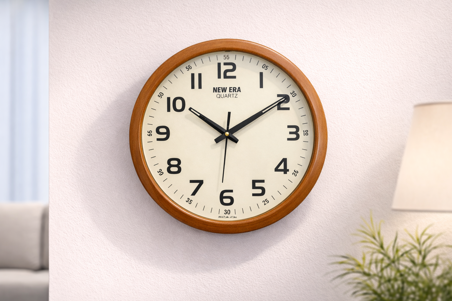 New Era 13 Inch Classic Wall Clock – Model 1101 with Step Movement 3