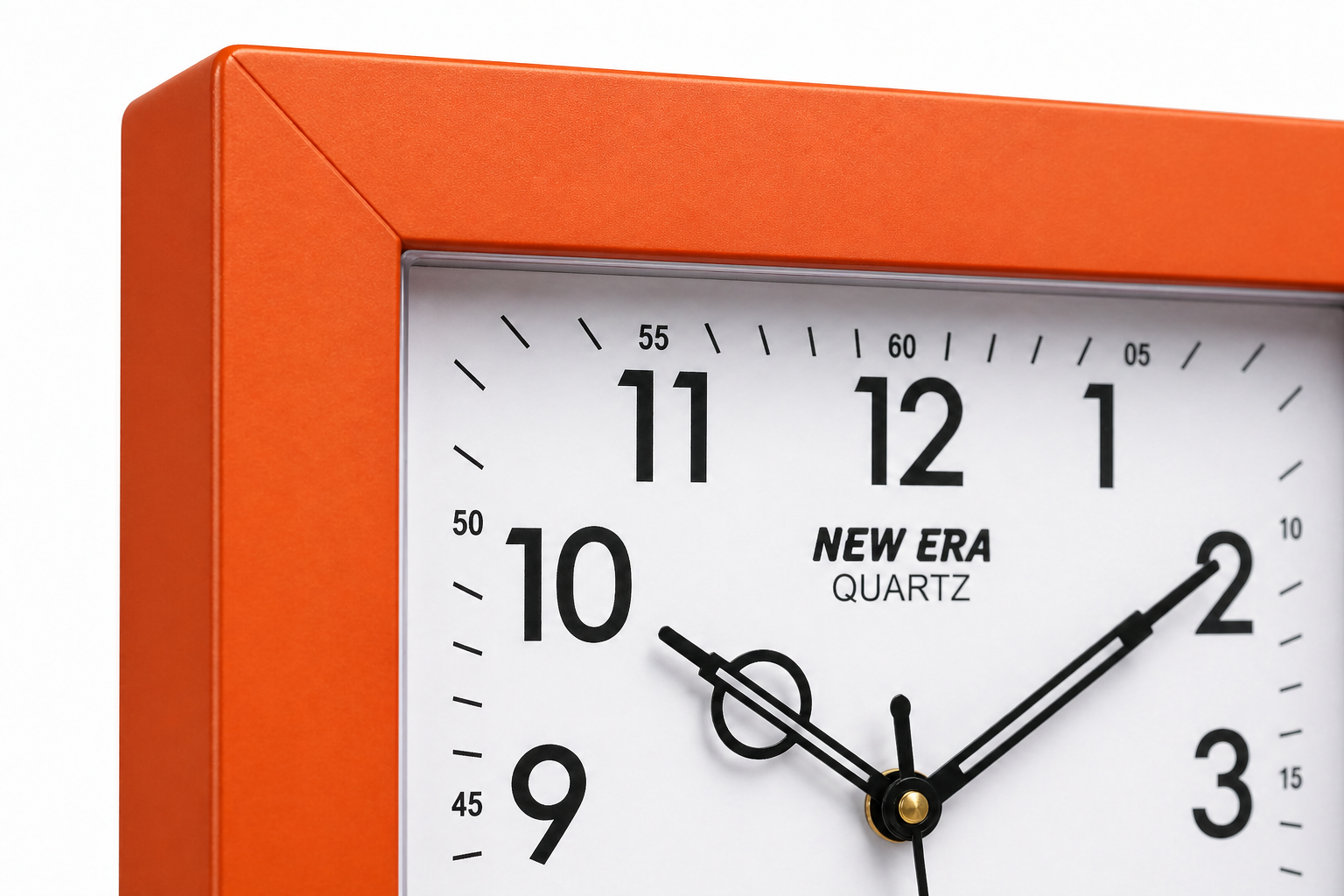 New Era RK-002 Square Wall Clock 10.5 Inch Quartz Step Movement 2
