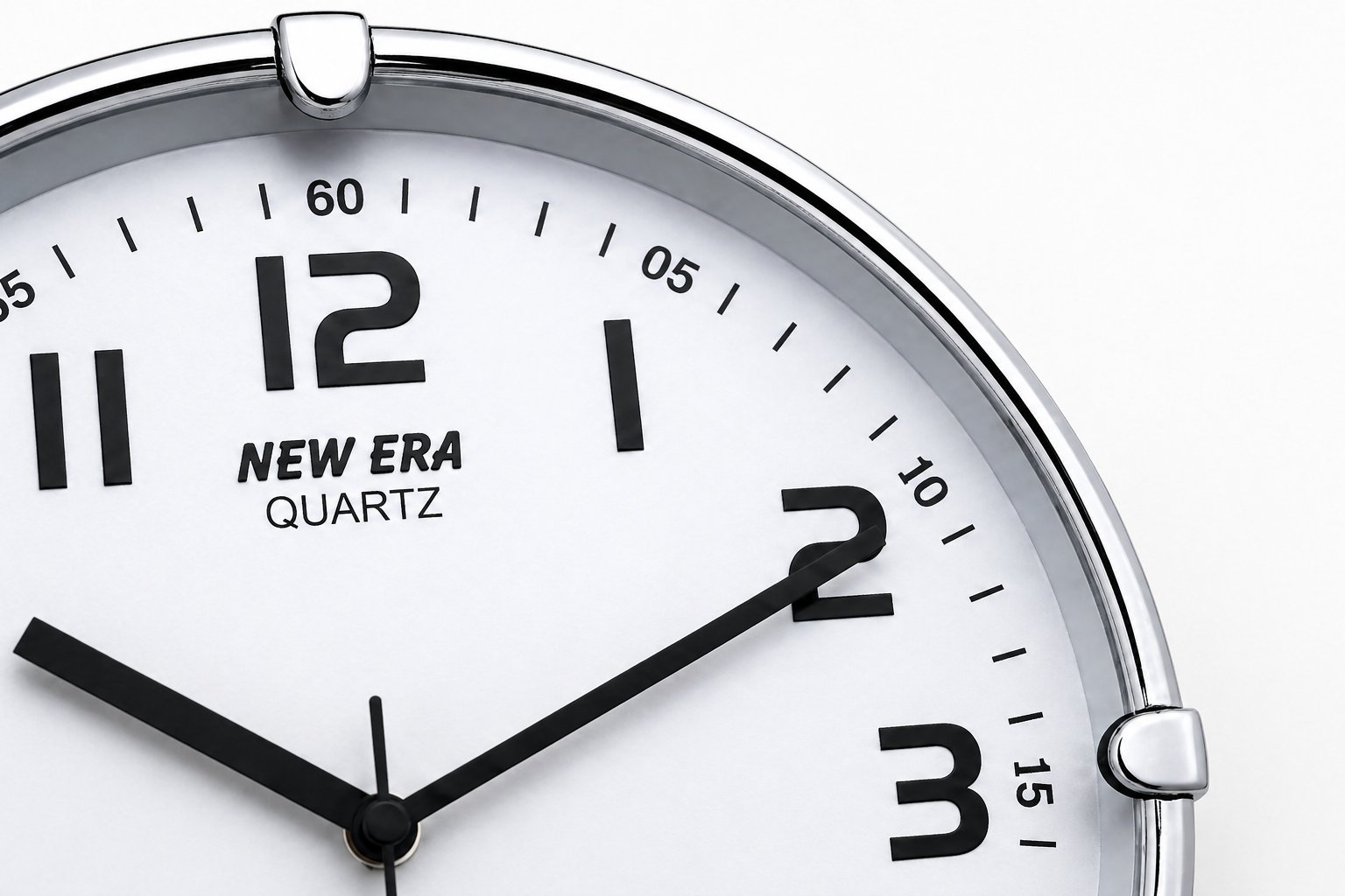 New Era 10.5 Inch Premium Wall Clock Model 1100 with Quartz Step Movement 2